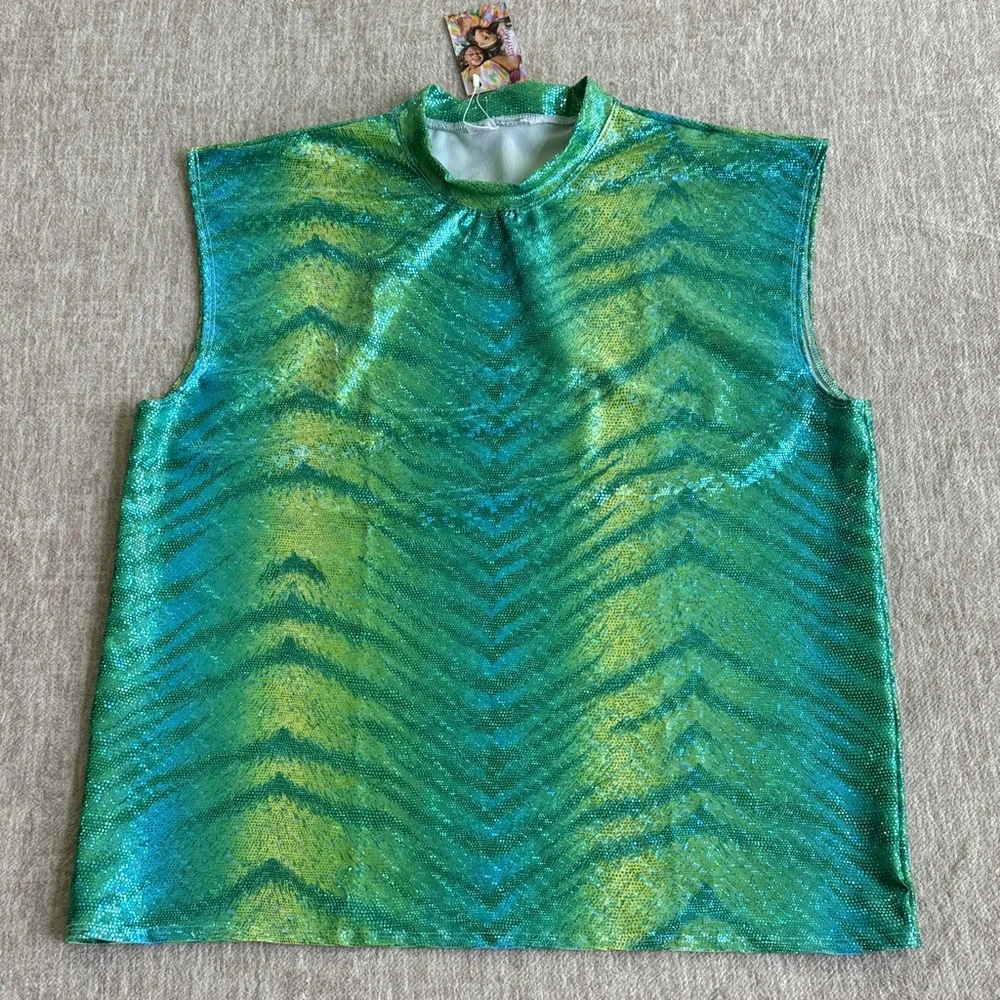 Men’s Oversized Dino Vest - Picture 2 of 7